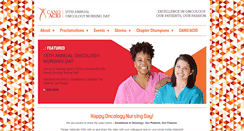 Desktop Screenshot of oncologynursingday.com